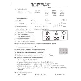 5th Grade Study Time Tests & Drills