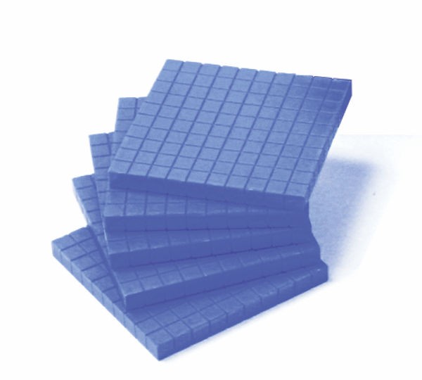 Math Manipulatives | Mathematics | Base Ten Blocks -10 Flats ...